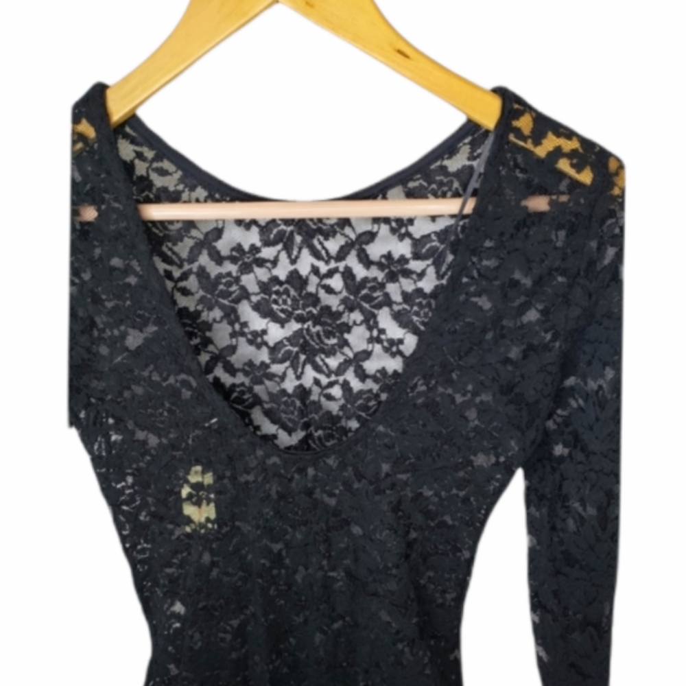 Ambience Lace black bodysuit - Picture 4 of 7